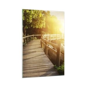 Schilderen op glas - Nog een beurt, nog een wonder - 80x120 cm