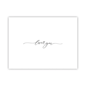 Poster - Zwart op wit - 40x30 cm