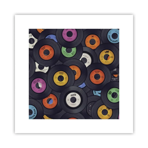 Poster - De kleuren van de klassiekers - 30x30 cm