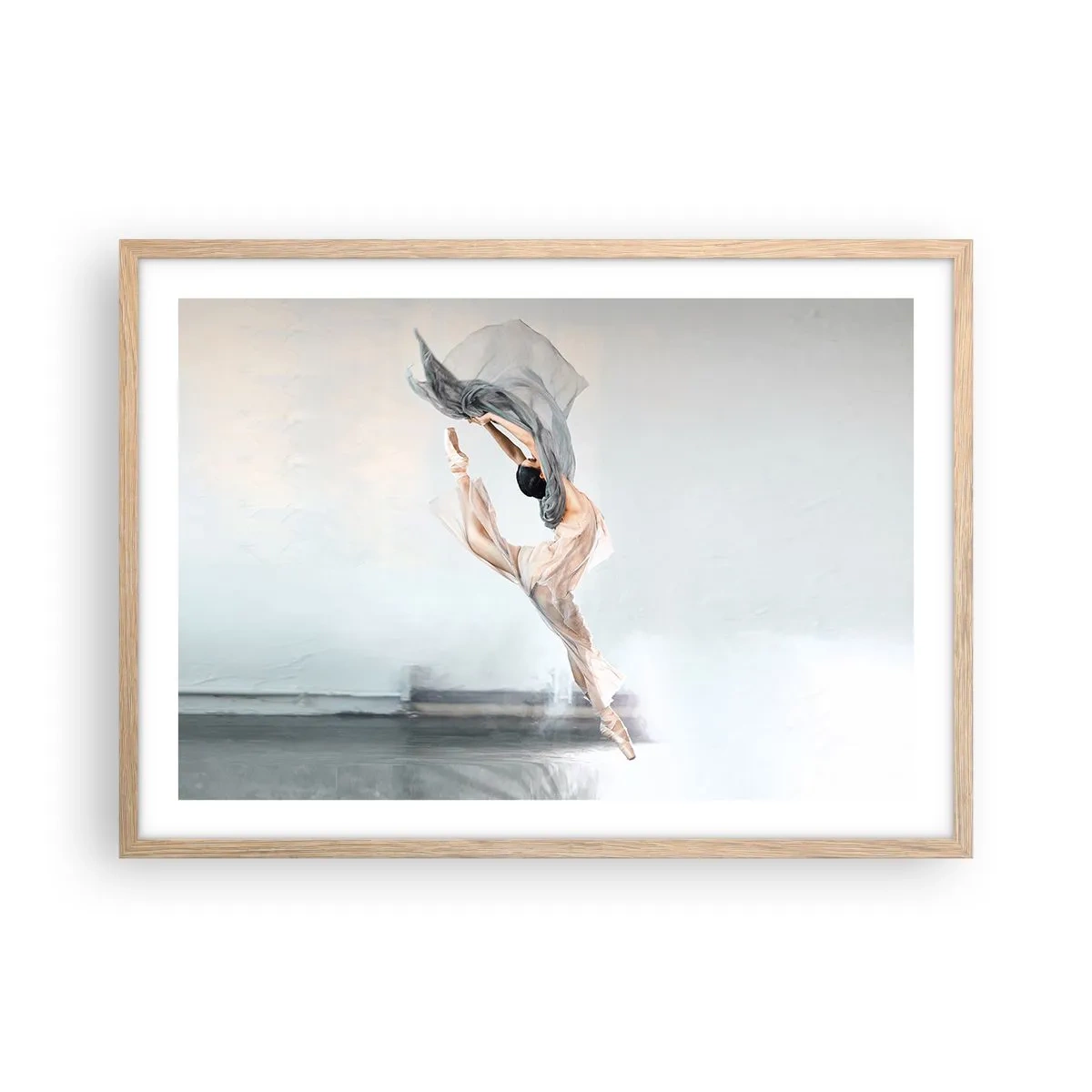 Een poster in een licht eiken lijst - In dans vervoering - 70x50 cm