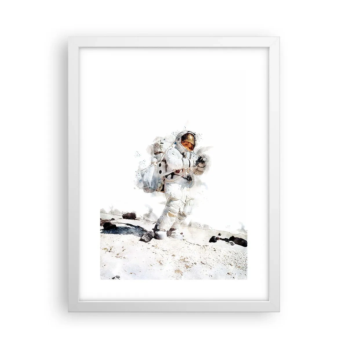 Poster in een witte lijst - Gezant van de Aarde - 30x40 cm