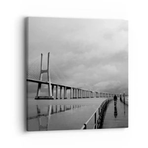 Schilderen op canvas - Gun iedereen wat hij verdient. - 40x40 cm