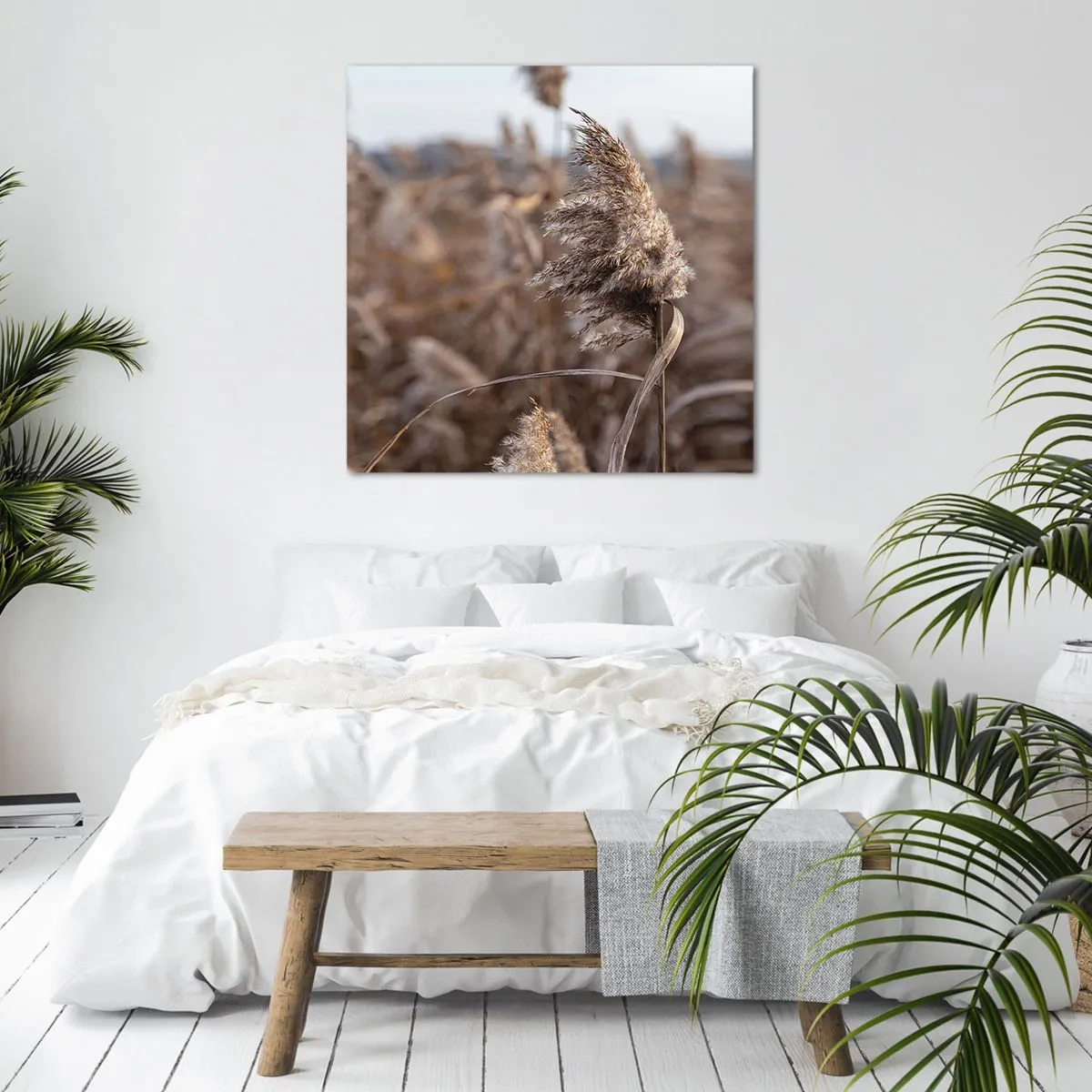 Schilderen op canvas - Tijd om met de wind mee te gaan - 50x50 cm