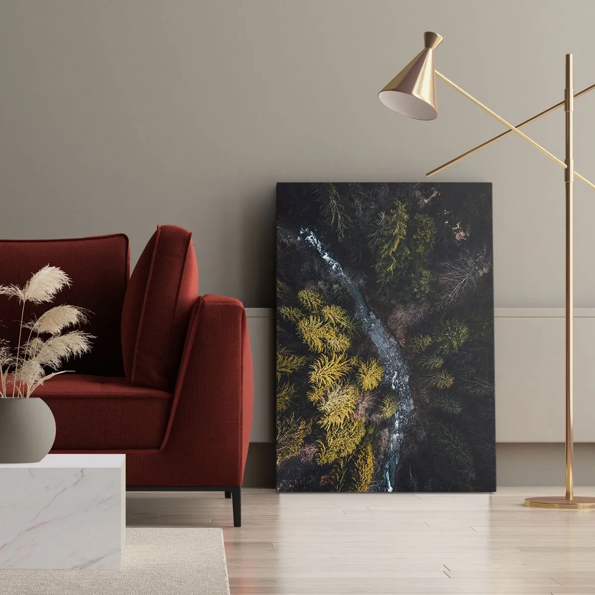 Schilderen op canvas - Snel, sneller en sneller - 50x70 cm