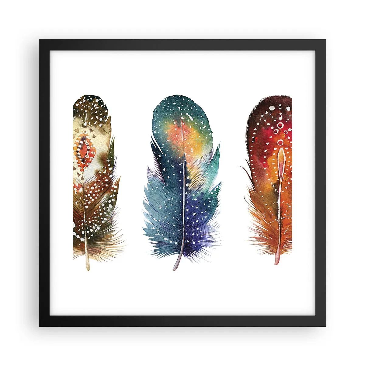 Poster in een zwarte lijst - Rituelen, ceremonies, geheimen - 40x40 cm