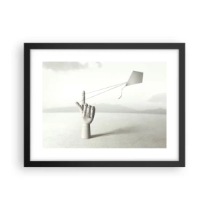 Poster in een zwarte lijst - Krachttest - 40x30 cm