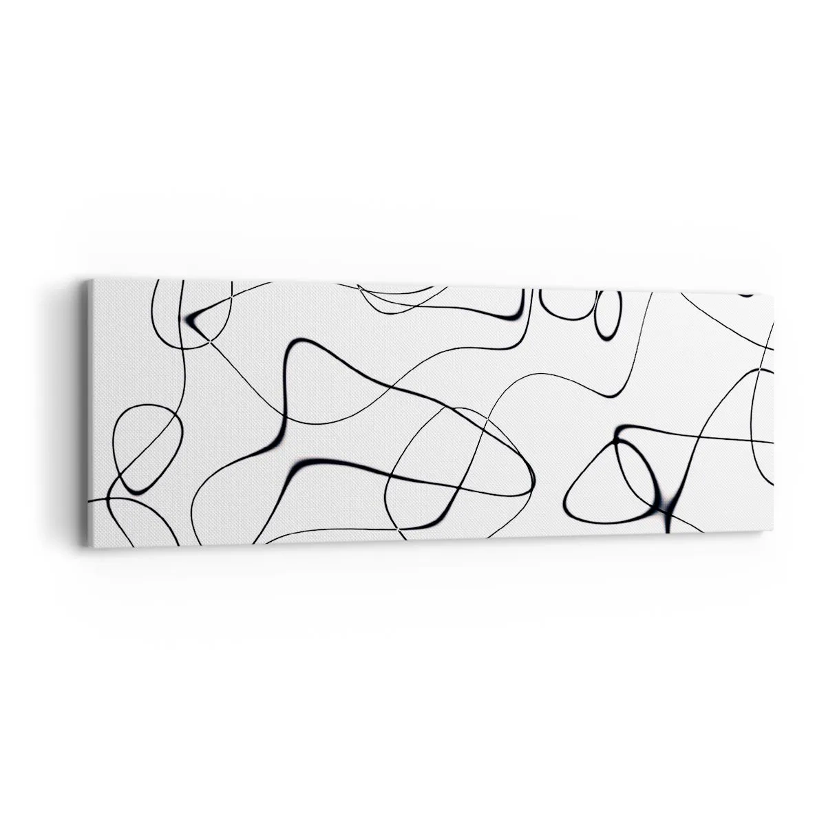 Schilderen op canvas - Levenspaden, wisselvalligheden - 90x30 cm