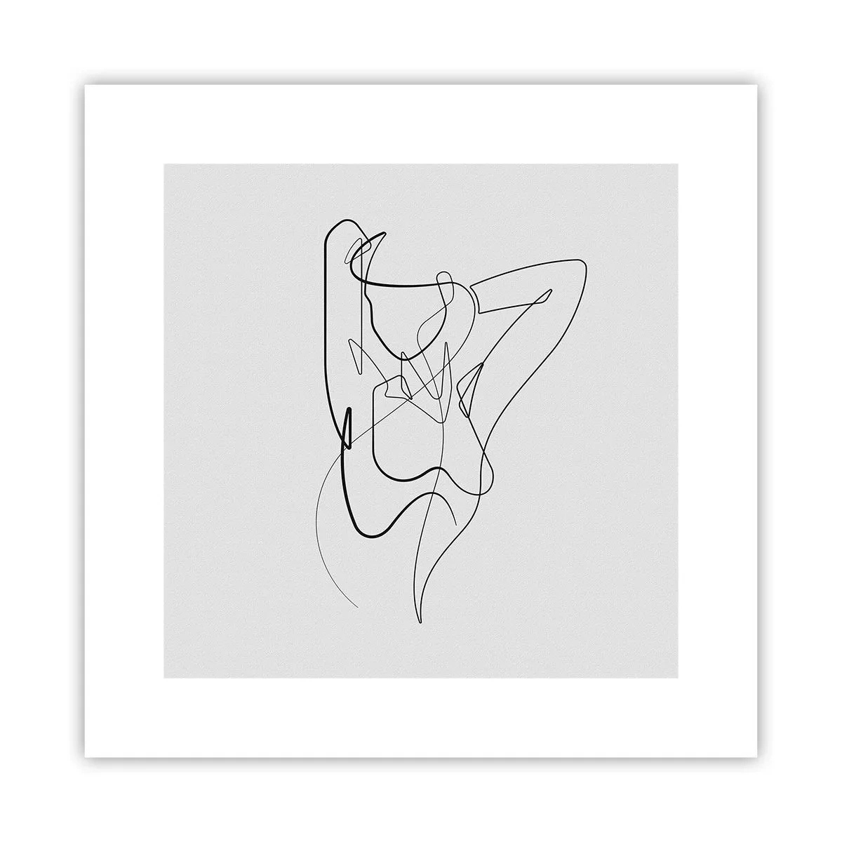 Poster - Zoals je echt bent… - 30x30 cm