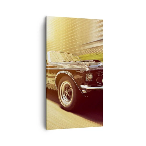 Schilderen op canvas - 1967 - de legende keert terug - 45x80 cm