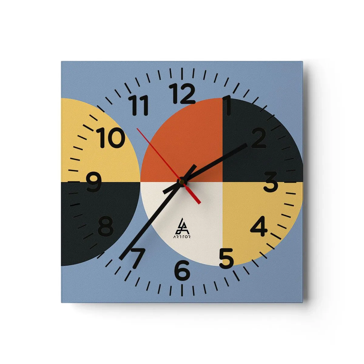Wandklok - Klok - Kijk en tel - 30x30 cm