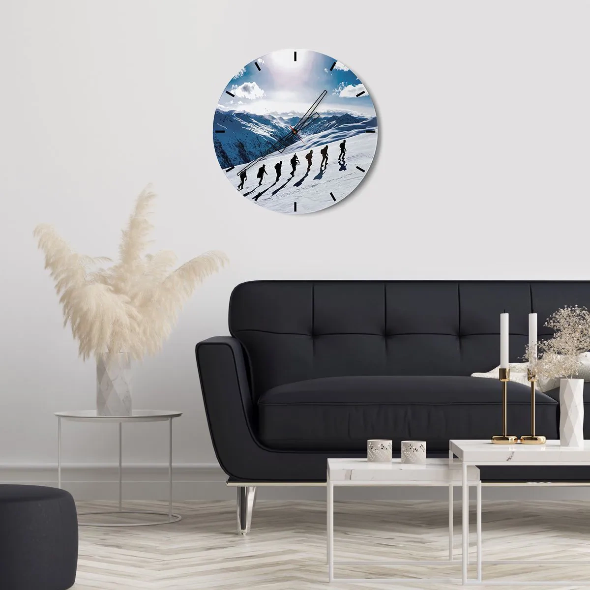 Wandklok - Klok - Het team van de veroveraars - 30x30 cm