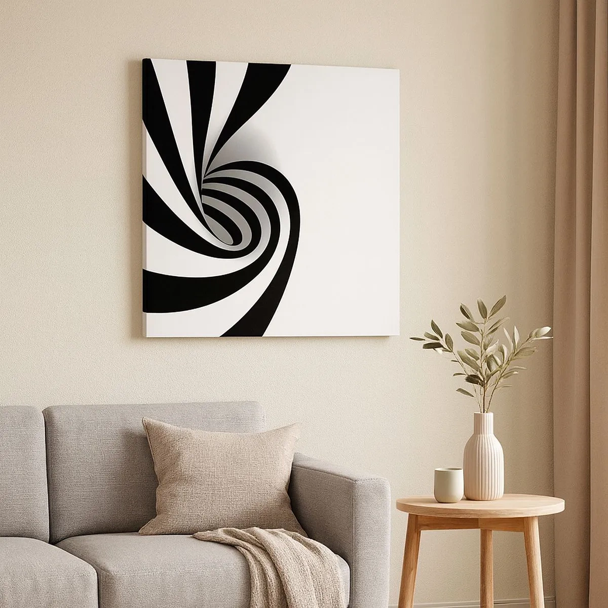 Schilderen op canvas - En toch draait het - 30x30 cm