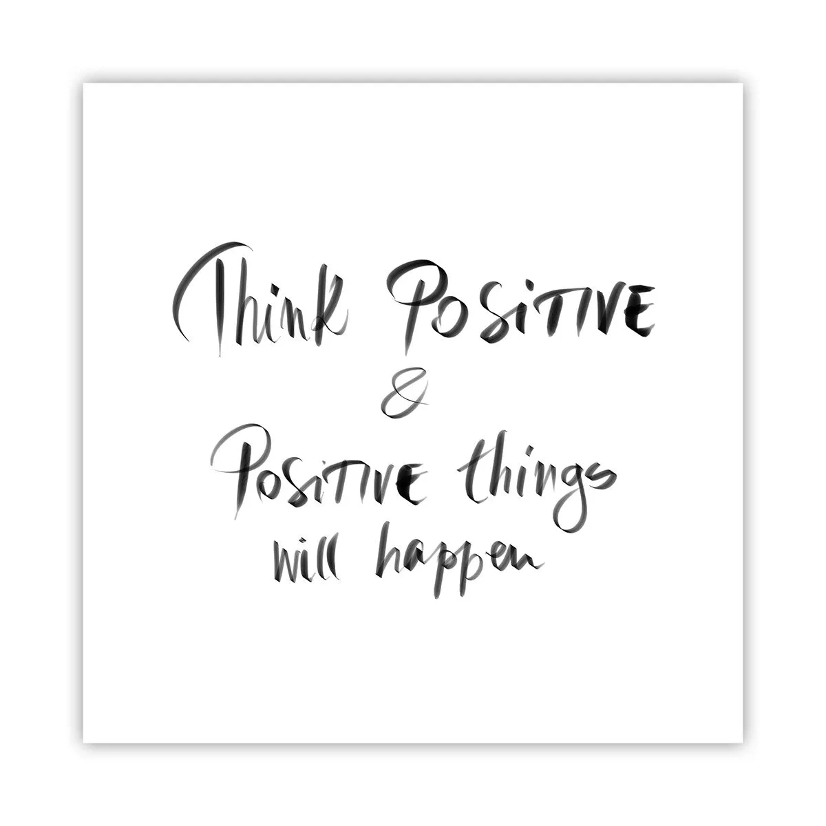 Poster - Hoe leef je het leven? - 40x40 cm