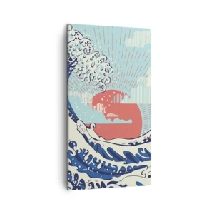 Schilderen op canvas - Van Japanse inspiratie - 45x80 cm