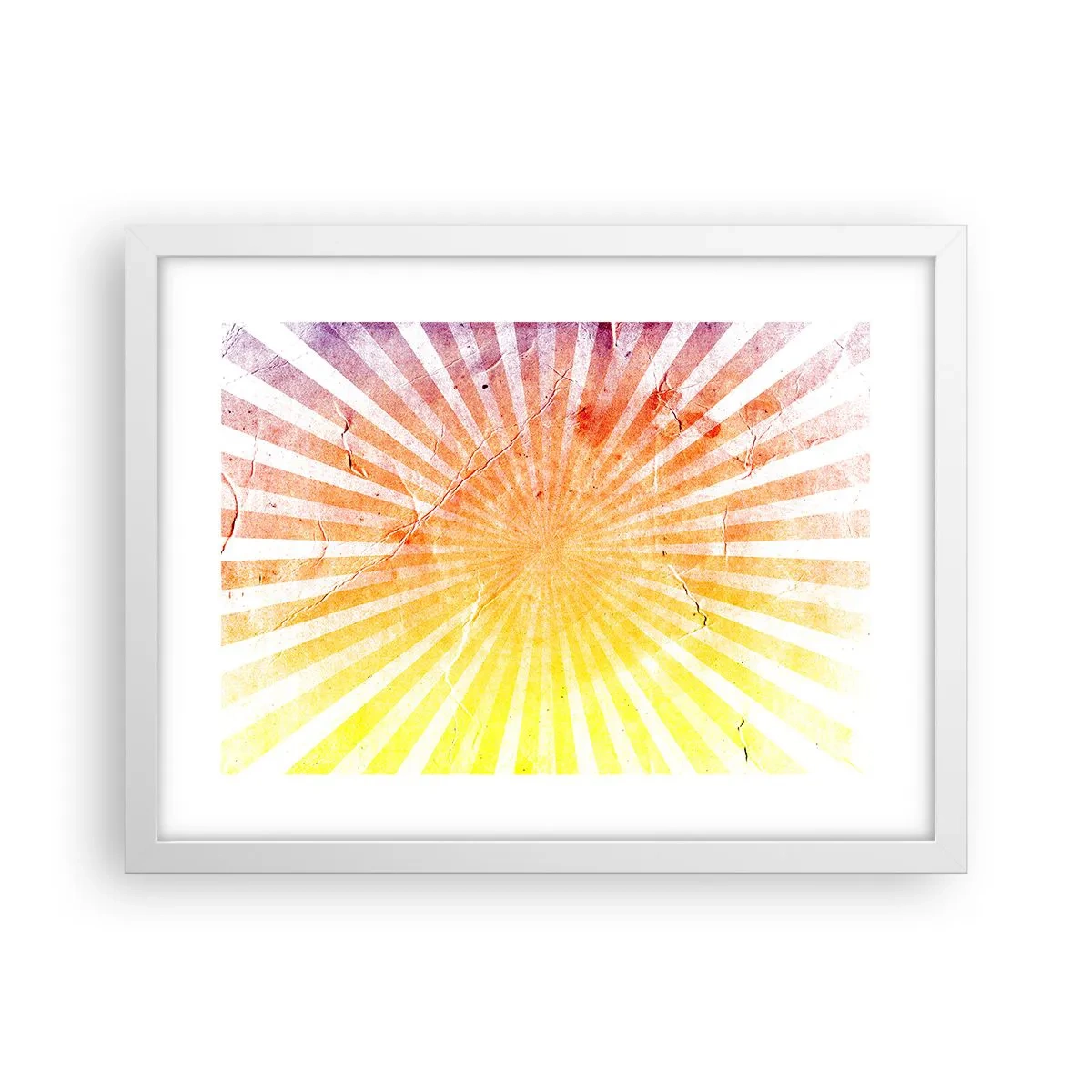 Poster in een witte lijst - Zonsopgangen en zonsondergangen - 40x30 cm