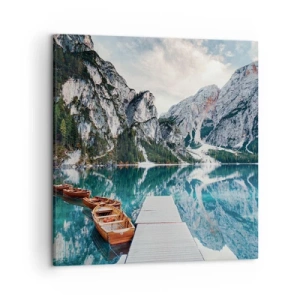 Schilderen op canvas - We zullen je schoonheid laten zien - 50x50 cm