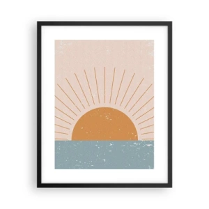 Poster in een zwarte lijst - Een dagelijks wonder - 40x50 cm