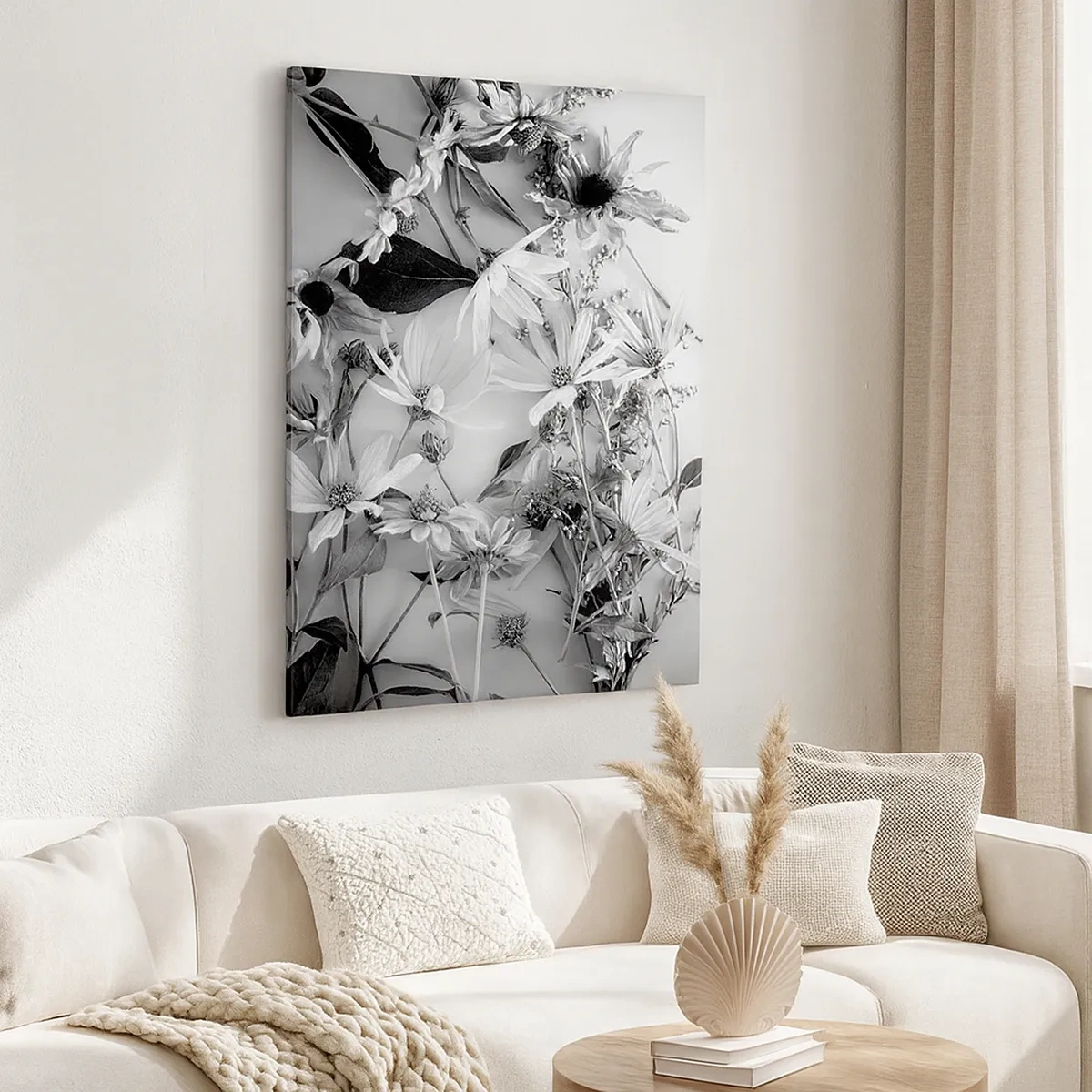 Schilderen op canvas - Niet-boeket bloemen - 50x70 cm