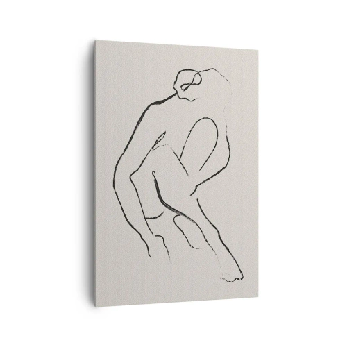 Schilderen op canvas - Intieme schets - 70x100 cm