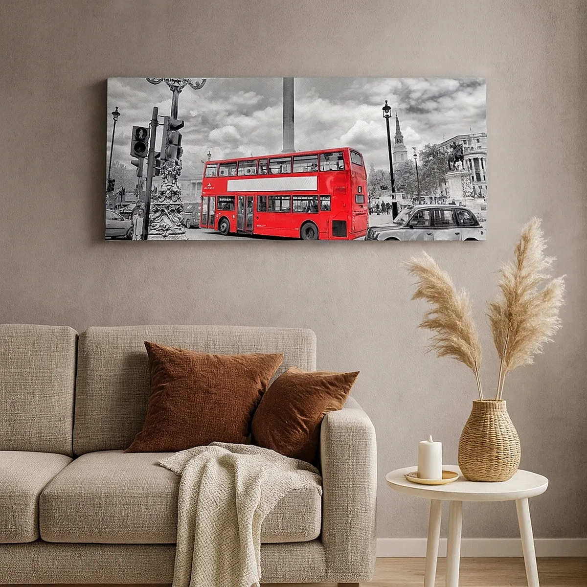 Schilderen op canvas - De echte bloedbaan van de stad - 30x30 cm