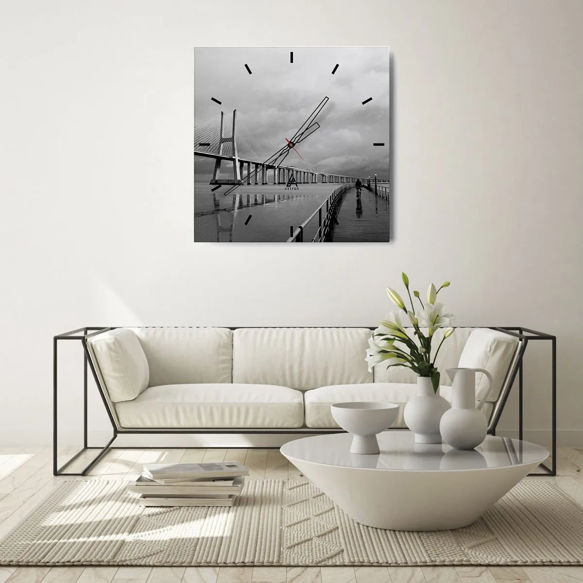 Wandklok - Klok - Gun iedereen wat hij verdient. - 40x40 cm