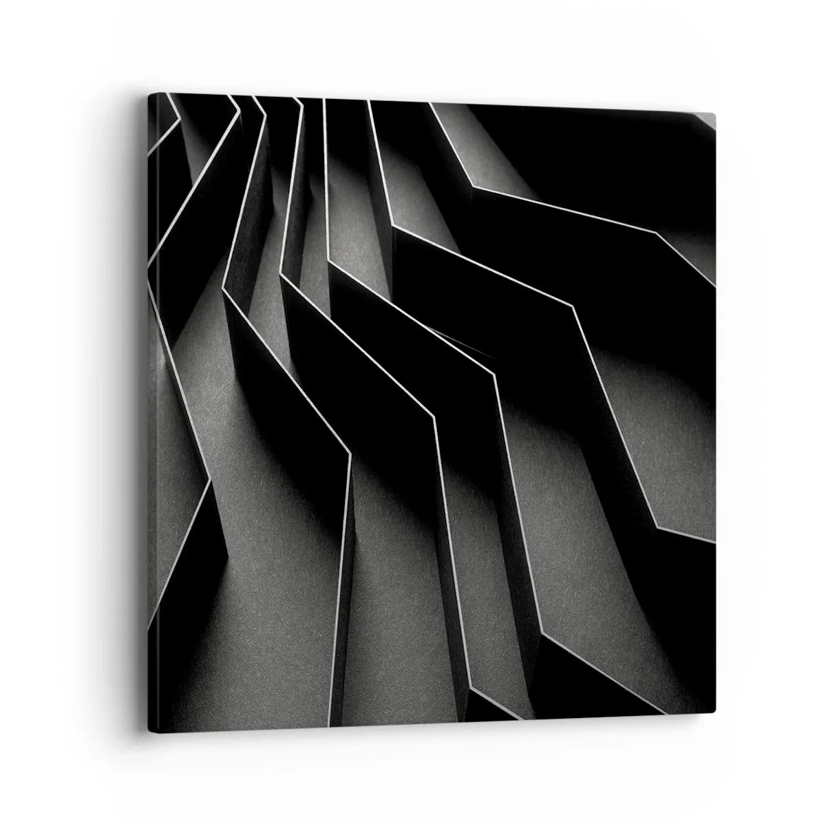 Schilderen op canvas - Ruimtelijke orde - 40x40 cm