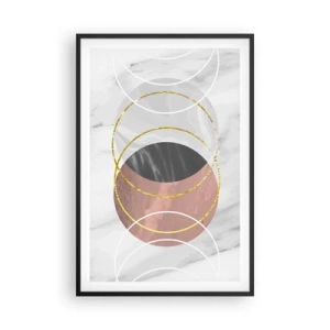 Poster in een zwarte lijst - Muziek van de sferen - 61x91 cm