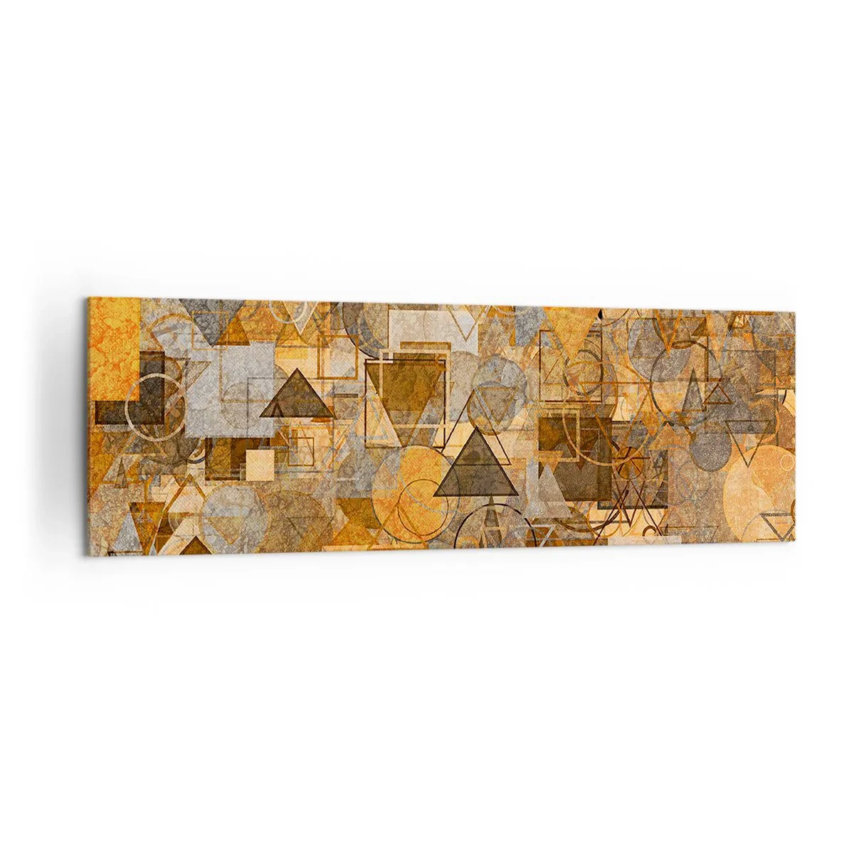 Schilderen op canvas - De wereld in vorm - 160x50 cm