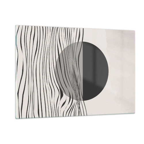 Schilderen op glas - Halve compositie - 120x80 cm