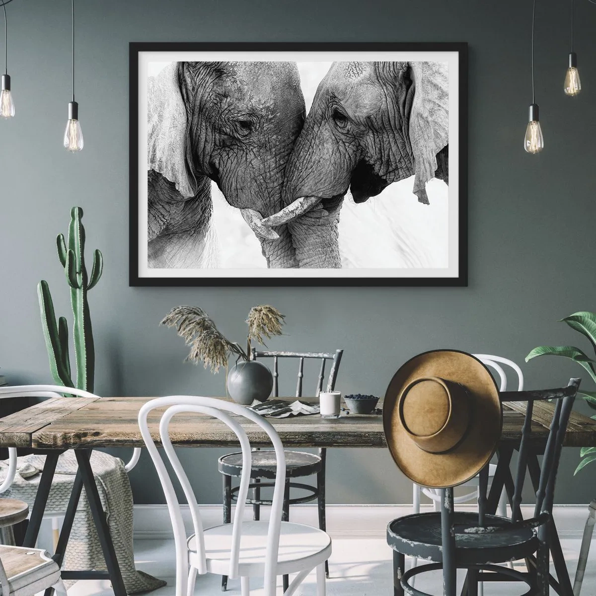 Poster in een zwarte lijst - Oprechte bekentenis - 70x50 cm