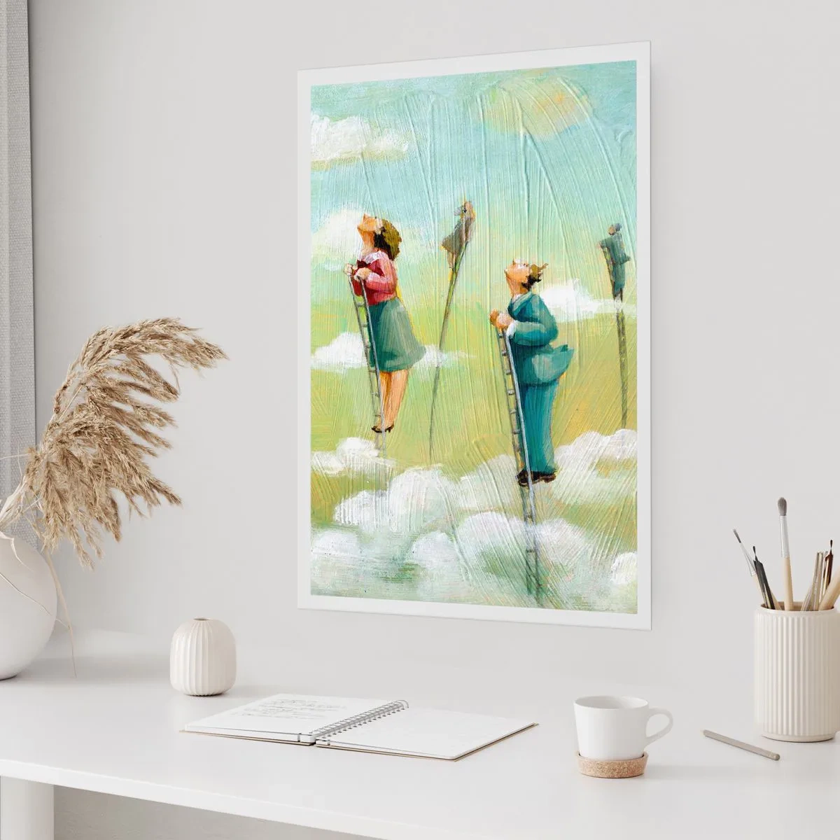 Poster - Achter je droom - 61x91 cm
