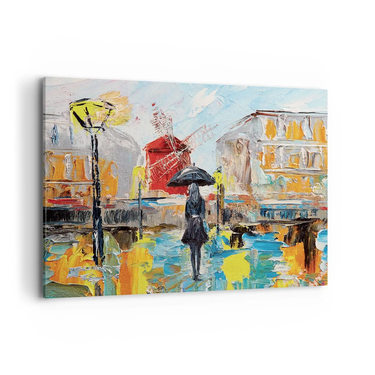 Schilderen op canvas - Parijse legendes - 120x80 cm