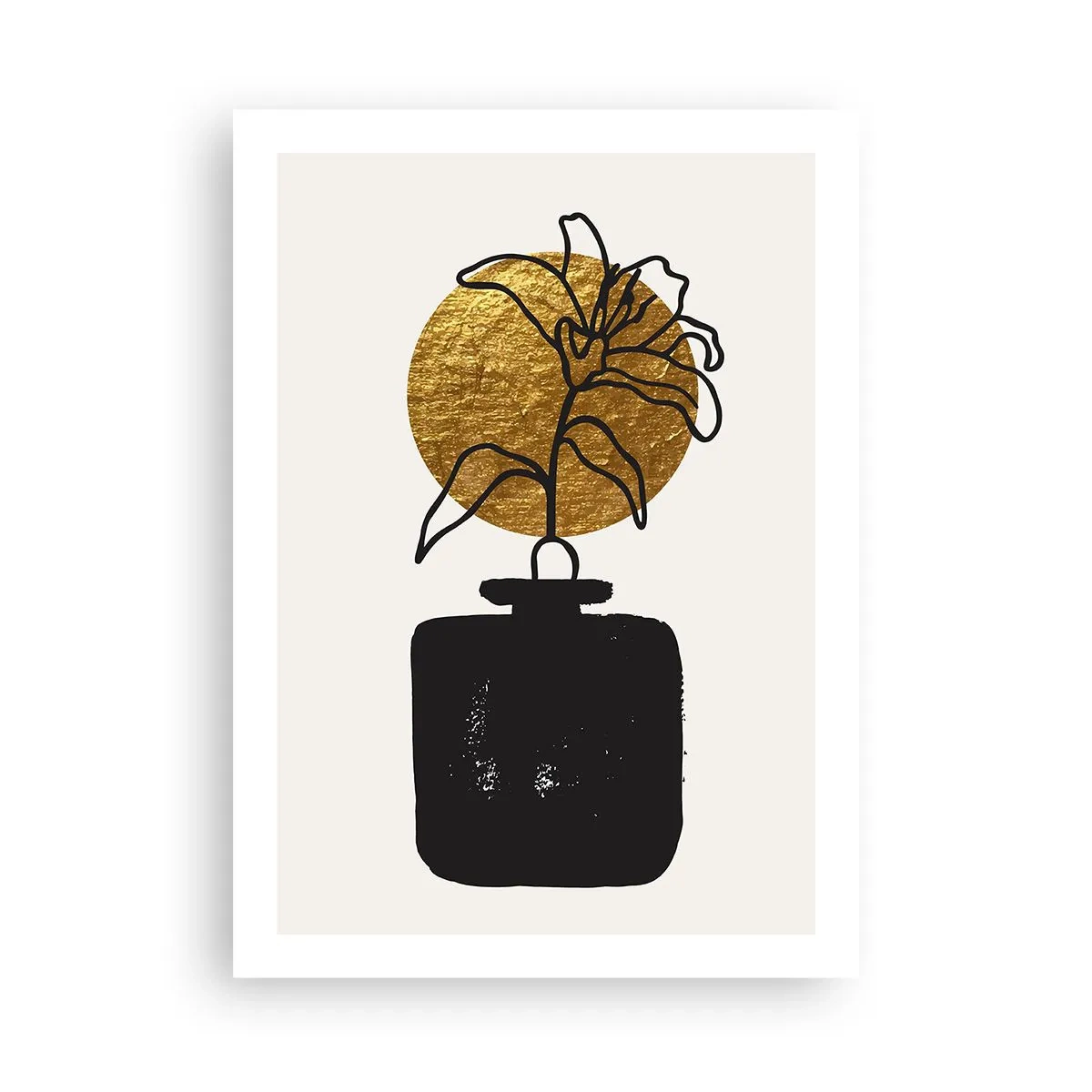 Poster - Schoonheid is goud waard - 50x70 cm
