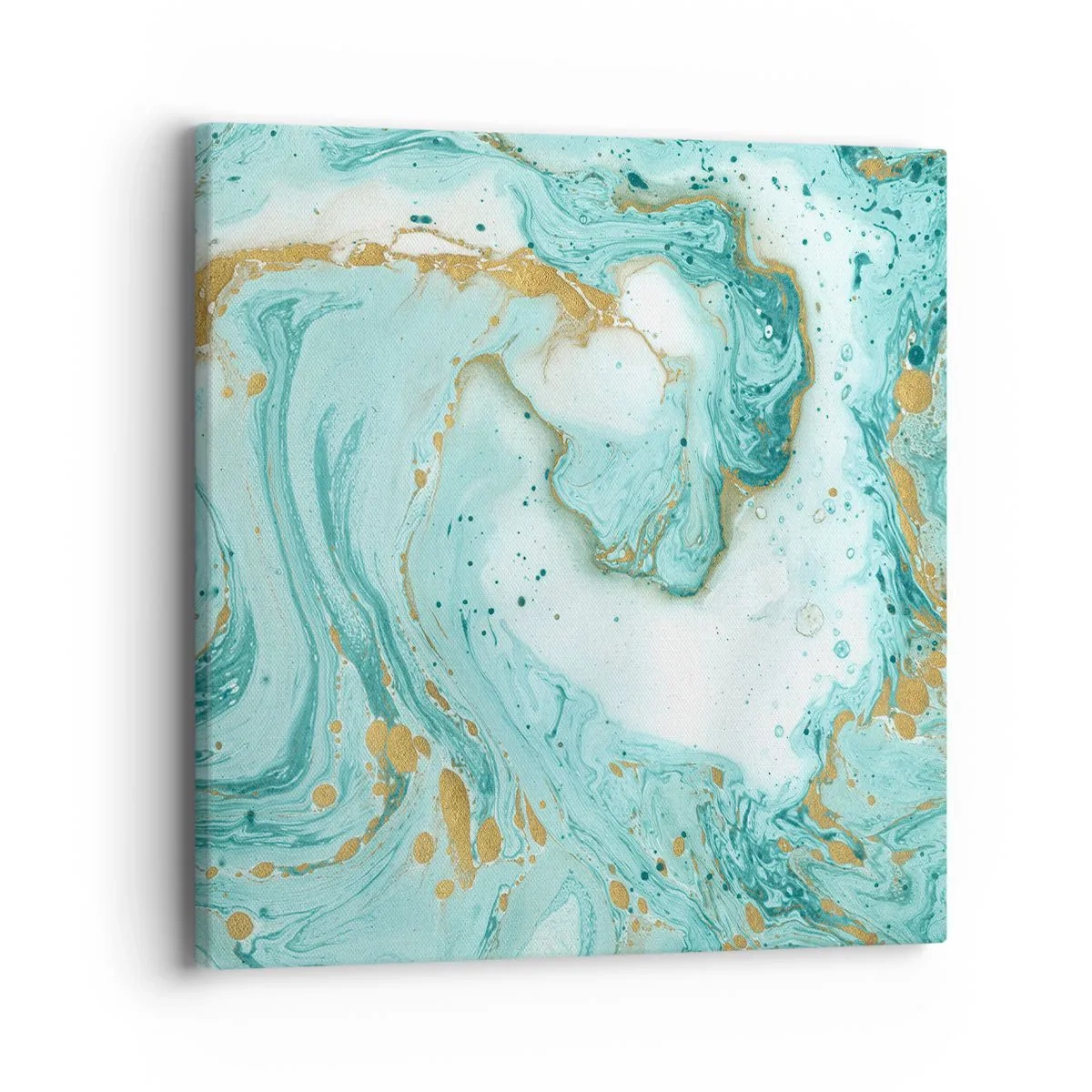 Schilderen op canvas - Onder de grote golf van het Edo-tijdperk - 40x40 cm