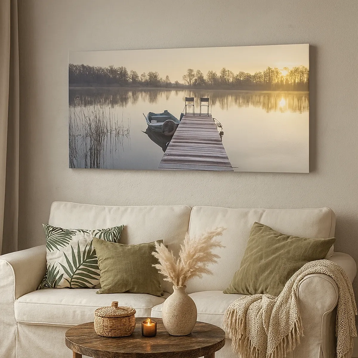 Schilderen op canvas - Ik ben zo terug - 30x30 cm