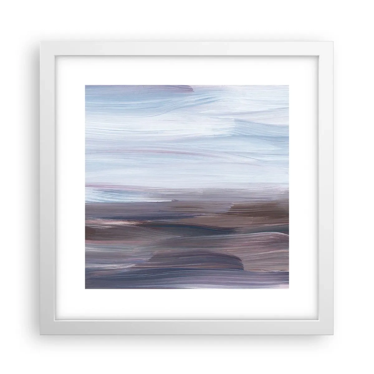 Poster in een witte lijst - Elementen: water - 30x30 cm