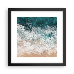 Poster in een zwarte lijst - Zeeverhalen - 30x30 cm
