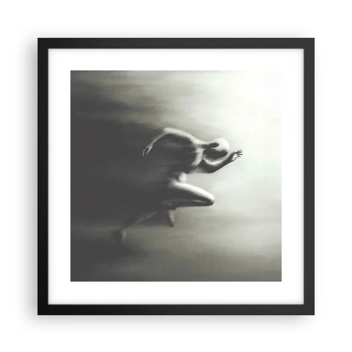 Poster in een zwarte lijst - Niet te stopen - 40x40 cm