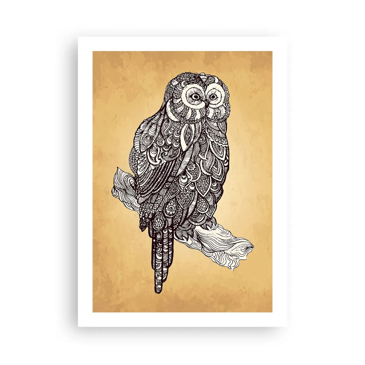 Poster - Ingewikkelde ornamenten van wijsheid - 50x70 cm