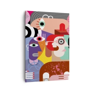 Schilderen op canvas - Wij zijn van de heer Picasso - 70x100 cm