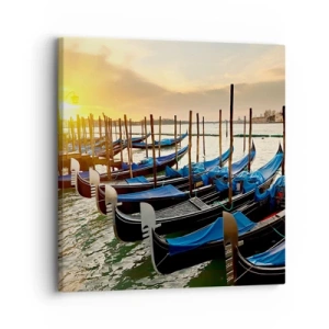 Schilderen op canvas - Voordat de rumoer komt - 30x30 cm