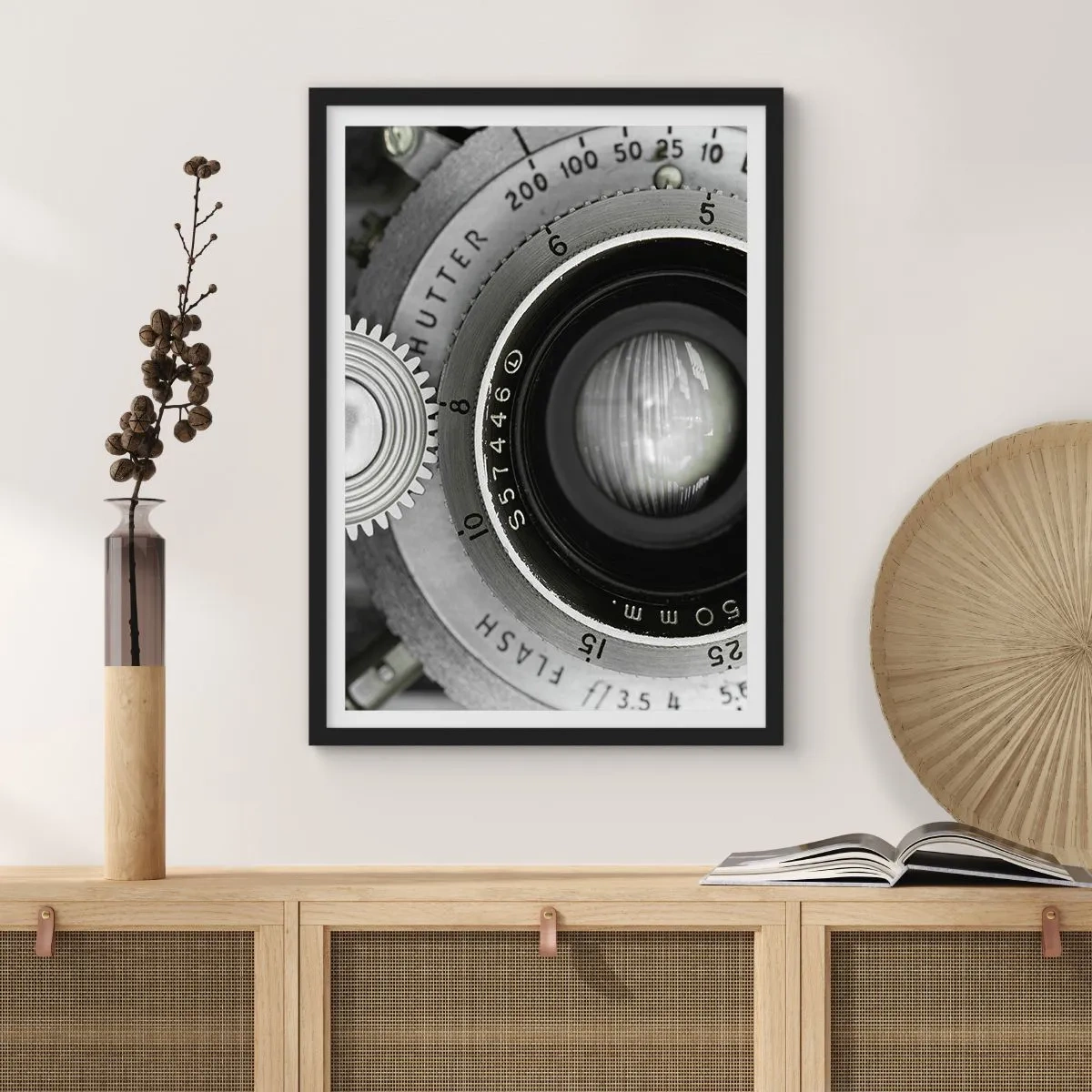 Poster in een zwarte lijst - Een verhaal over Hollywood - 40x50 cm