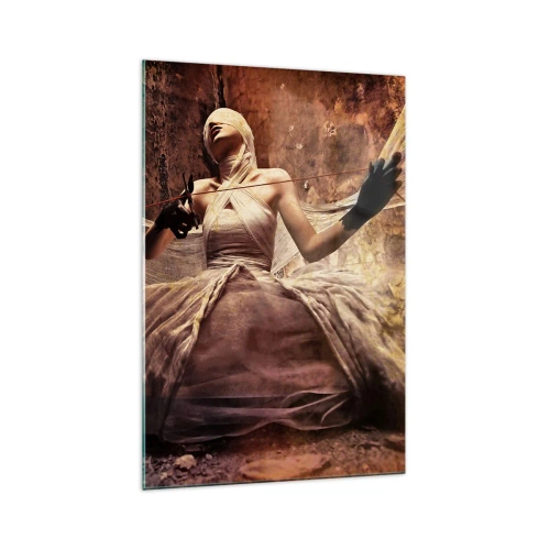 Schilderen op glas - Godin van het lot - 70x100 cm