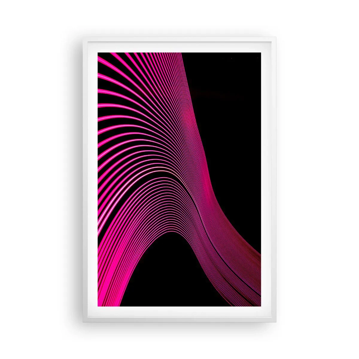 Poster in een witte lijst - Avenue van licht - 61x91 cm