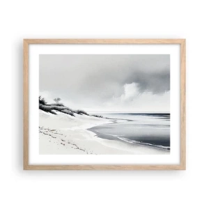 Een poster in een licht eiken lijst - Voor altijd samen - 50x40 cm