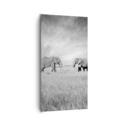 Schilderen op canvas - Grijs is mooi - 65x120 cm