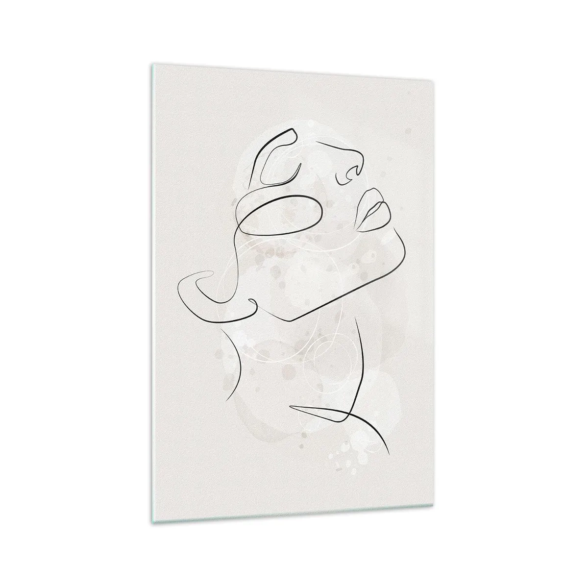 Schilderen op glas - De omtrek van een droom - 70x100 cm