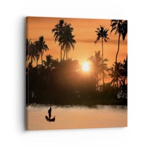 Schilderen op canvas - Tijd om te ontspannen - 30x30 cm