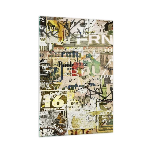 Schilderen op glas - O, het gebeurt... - 80x120 cm