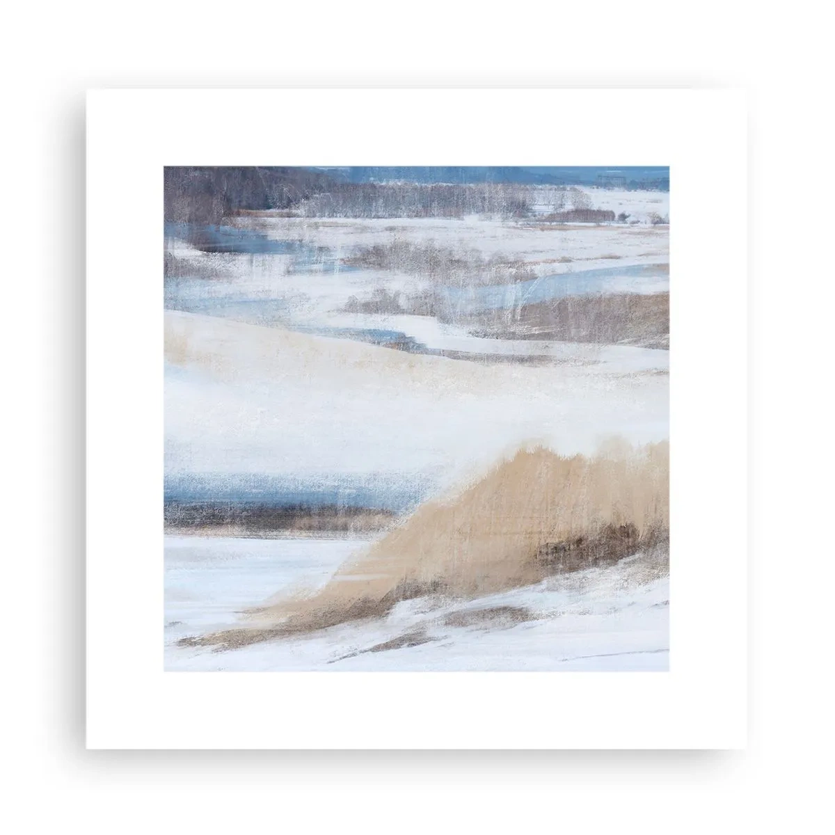 Poster - Winterse compositie - 30x30 cm